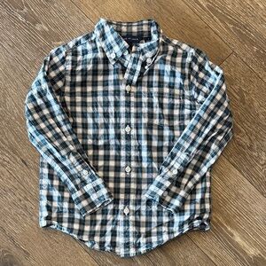 Janie and Jack Checkered Kids Button-Down Shirt
